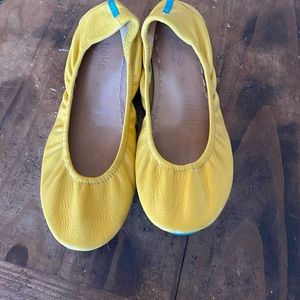 Mustard Yellow Tieks Ballet Flats - size 9